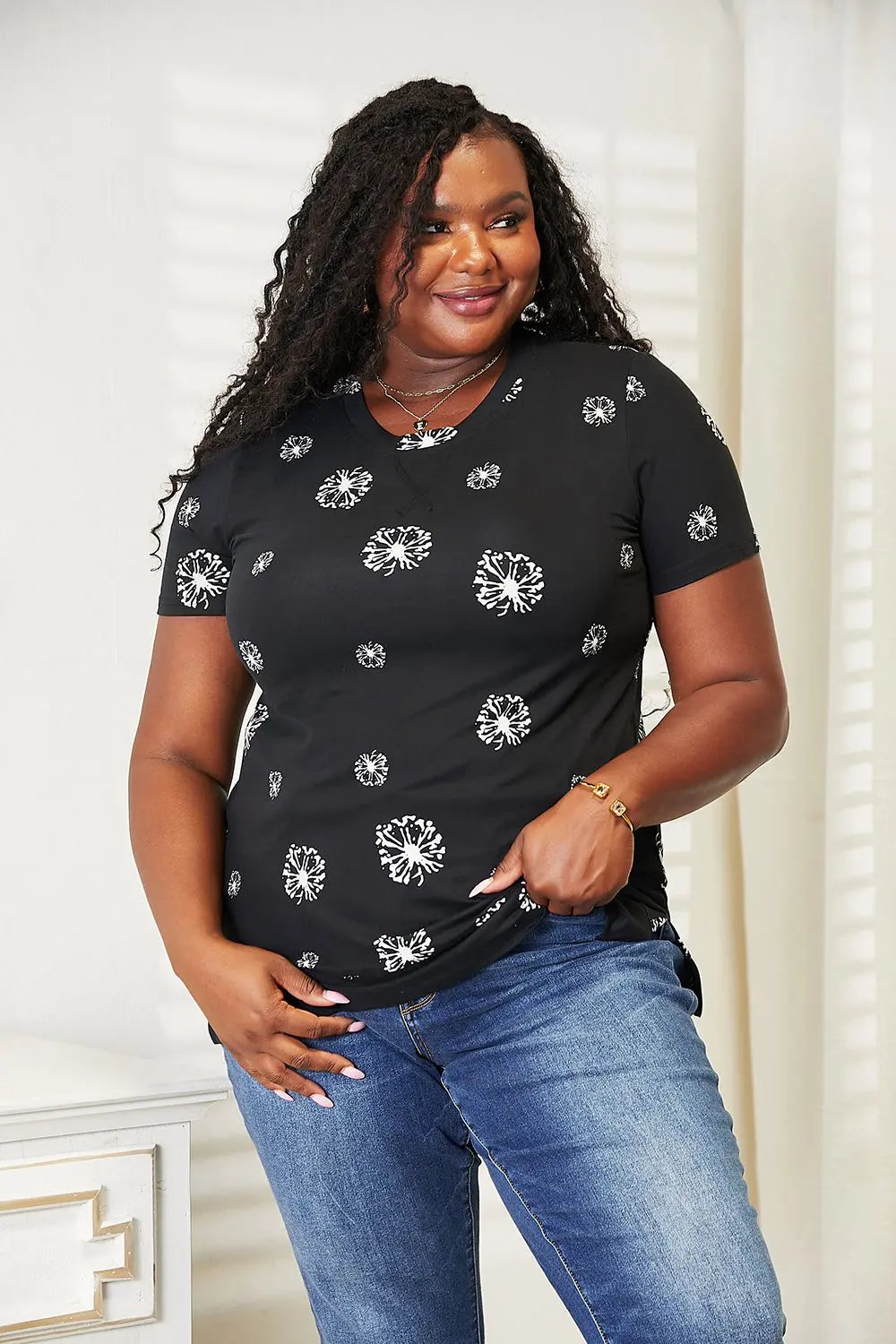 Double Take: Dandelion Print Tee - Love Salve